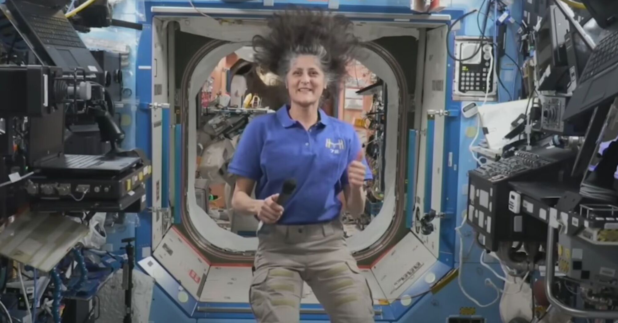 The NASA astronaut who was stuck on the ISS and scared people with her ...