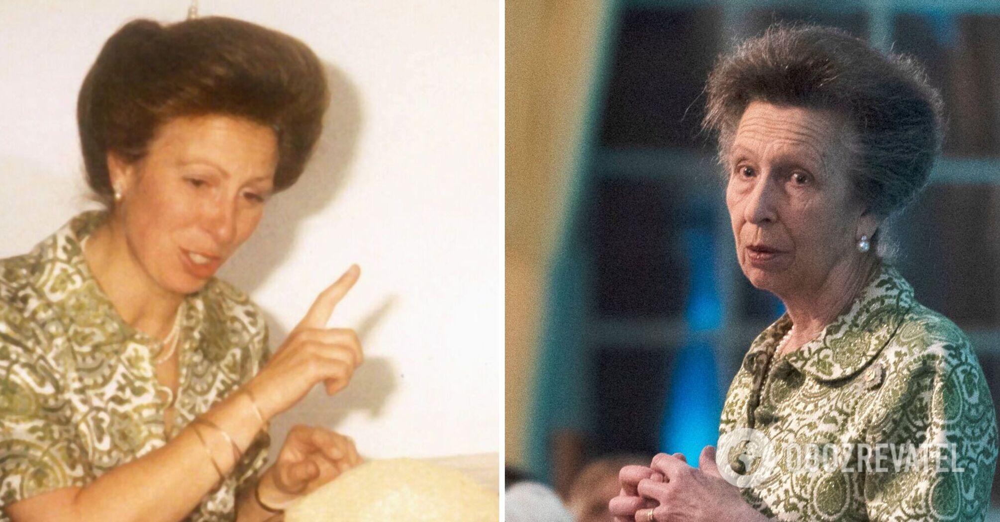 Princess Anne went out in a dress she wore 30 years ago. Photos then and now