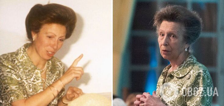 Księżniczka Anna wyszła w sukience, którą nosiła 30 lat temu. Zdjęcia wtedy i teraz