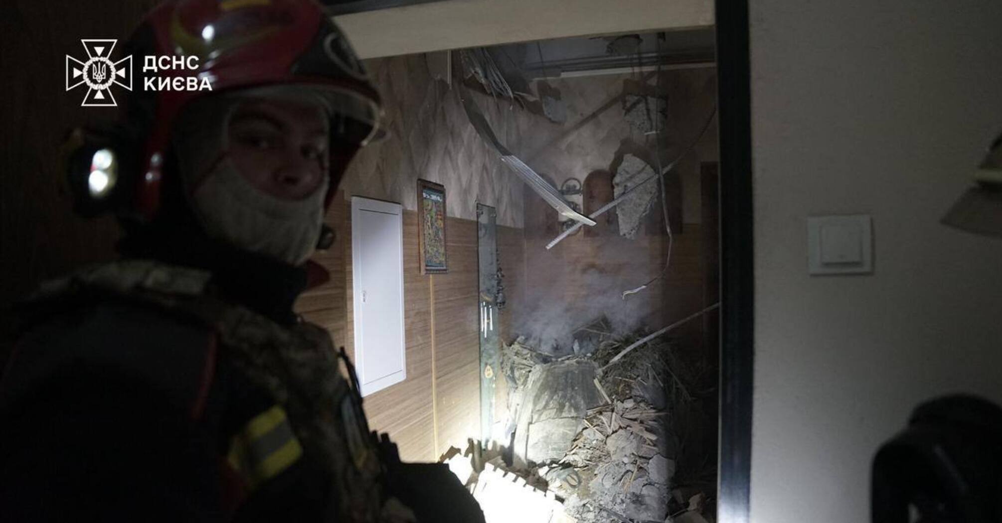 The consequences of an enemy attack on Kyiv: photos from the scene