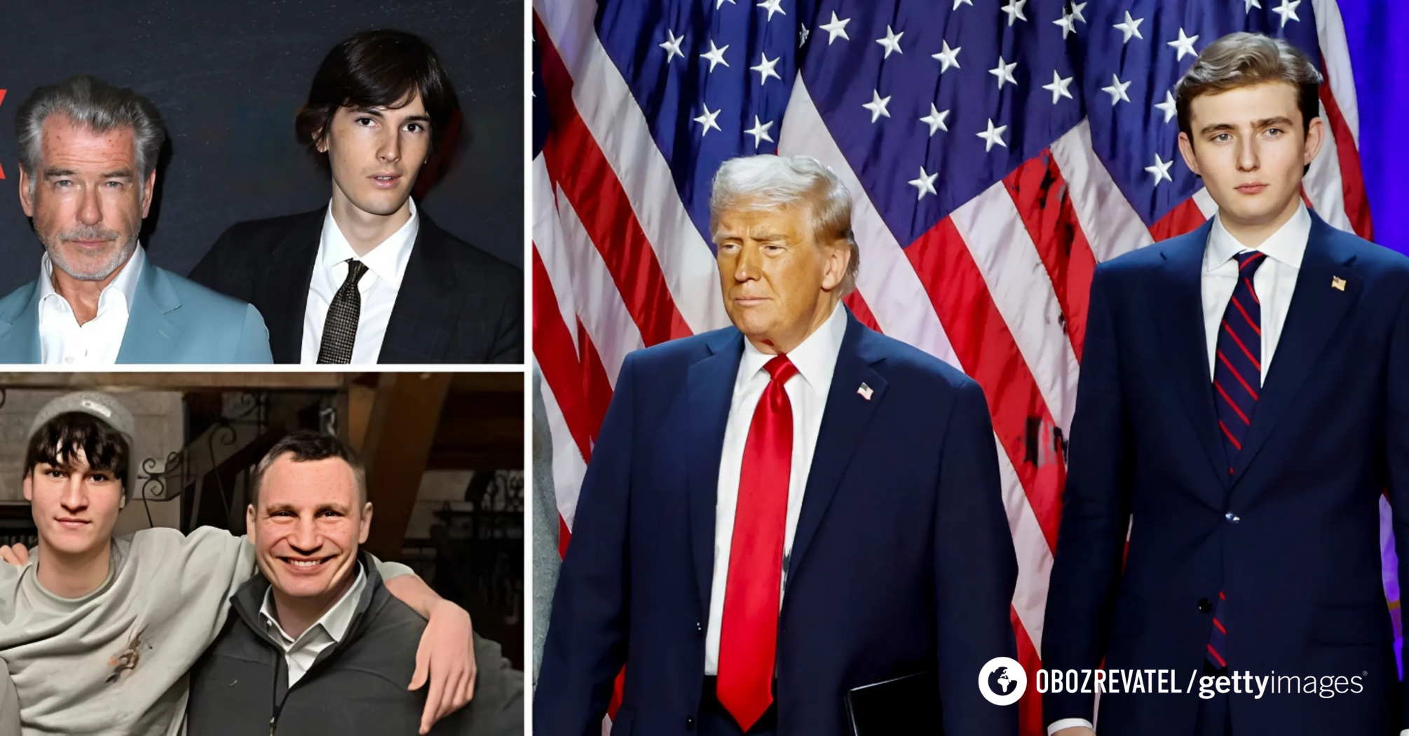 Donald Trump, Vitalii Klychko and more: 5 heirs that have grown way taller than their famous parents. Photo