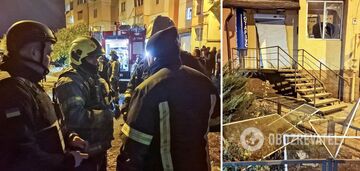 A rocket hit a police station in the center of Kharkiv: one person was killed and many wounded. Photo