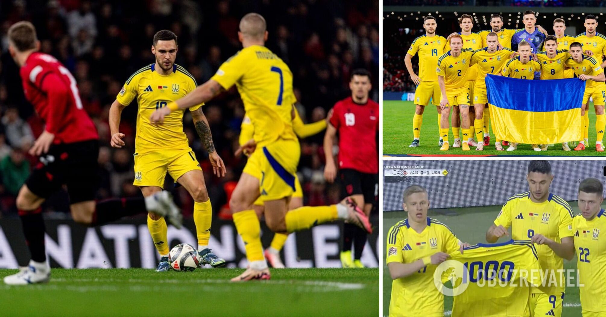 Ukraine scores 2 goals in 10 minutes to reach Nations League playoffs. Video