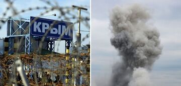 Krym skarży się na atak "Neptuna" na dużą skalę: słychać eksplozje. Wideo