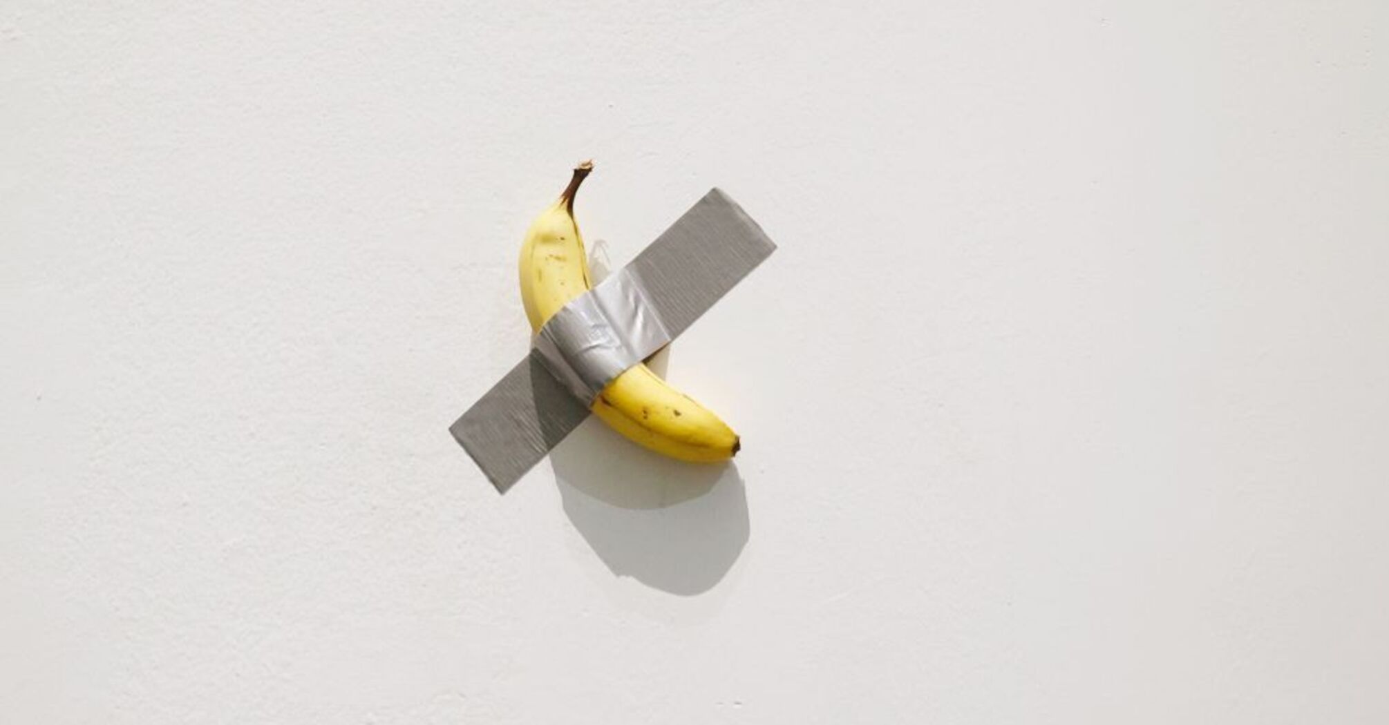 A banana taped to the wall was sold at Sotheby's for $6.2 million: the installation was called a 'cultural phenomenon.' Photo