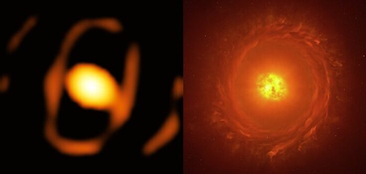 Astronomers have photographed a "behemoth star": this is the first detailed photo outside the Milky Way
