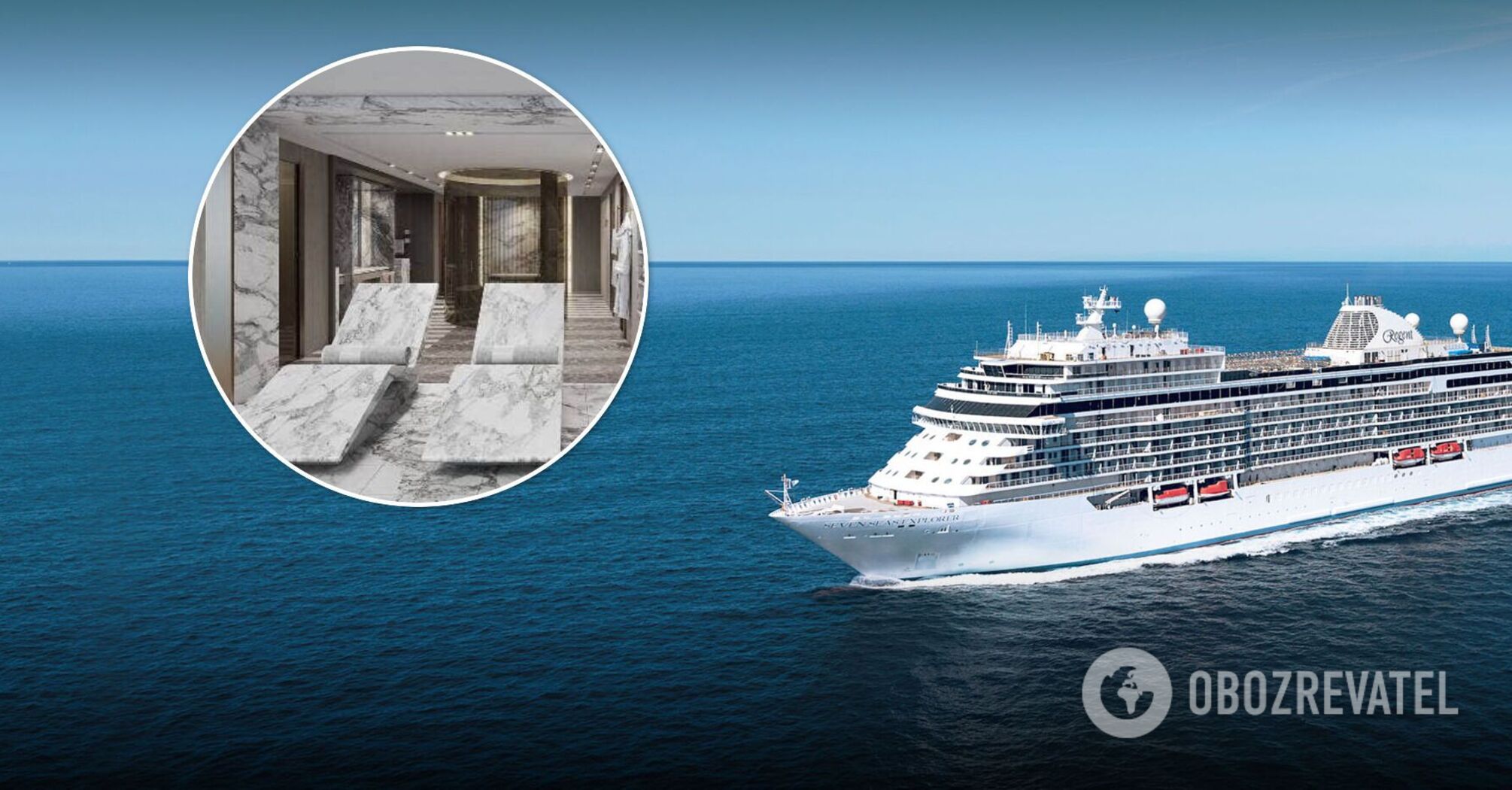 15 thousand dollars per night: what one of the world's most luxurious cruise ships looks like inside. Photo