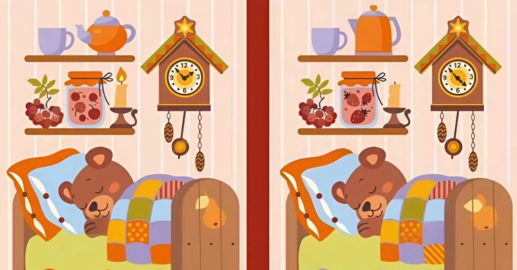 Find 8 differences: an interesting puzzle game