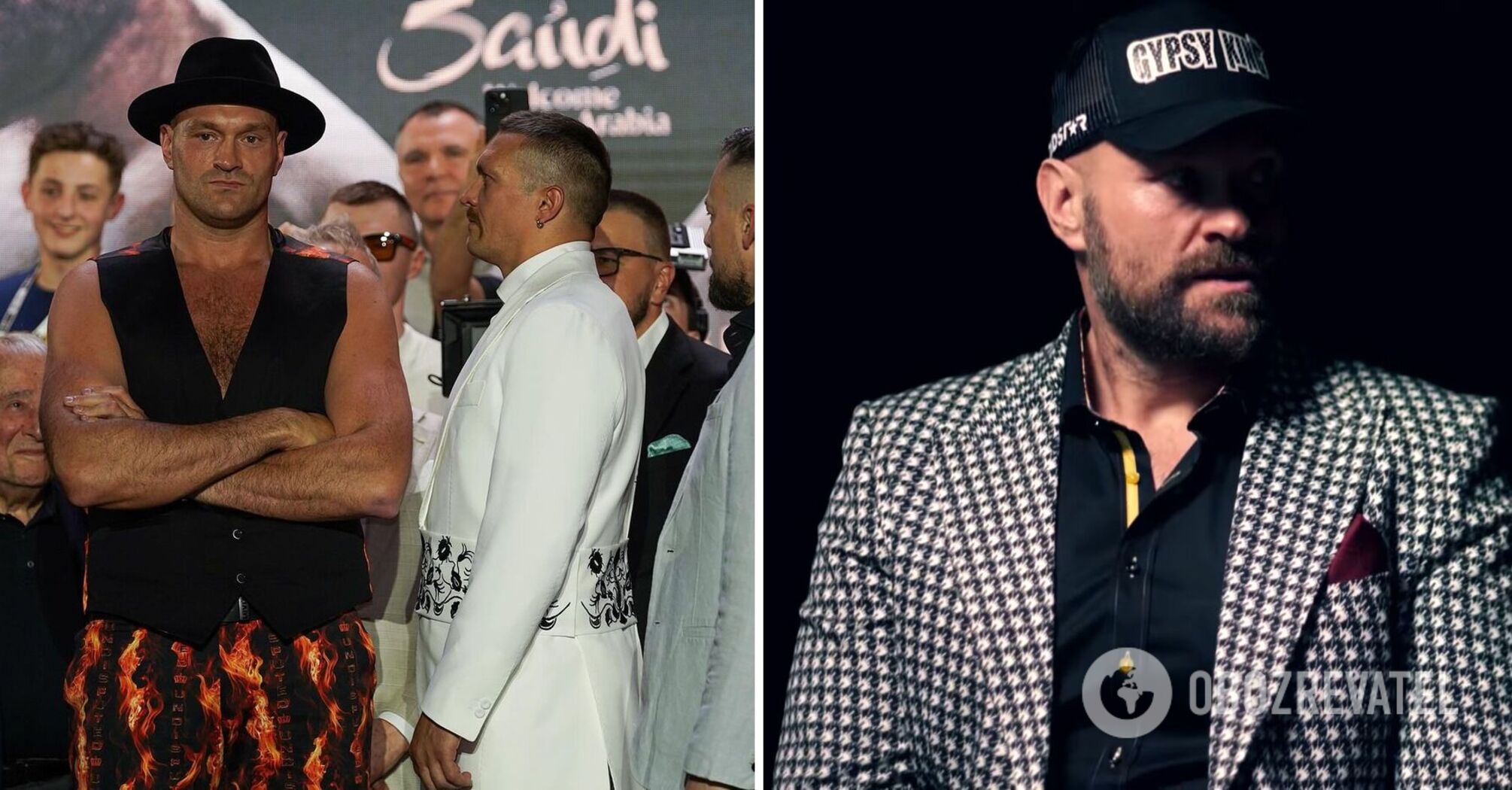 Fury explained why he turned away from Usyk in a duel of looks and received a response from the Ukrainian. Video