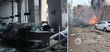 Russians attacked the center of Kharkiv: 41 houses were damaged, many civilians were wounded. Photo