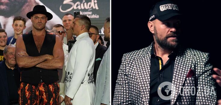 Fury explained why he turned away from Usyk in a duel of looks and received a response from the Ukrainian. Video