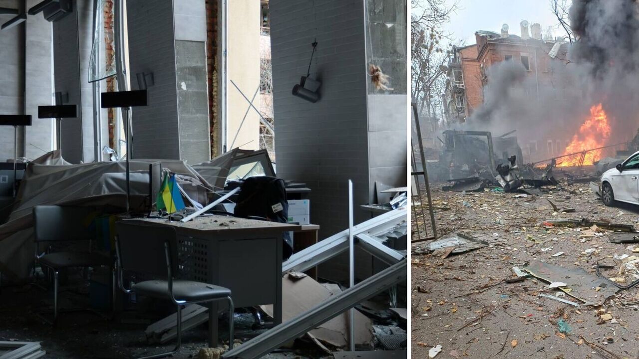 Rosjanie zaatakowali centrum Charkowa: 41 domów zostało uszkodzonych, wielu cywilów zostało rannych. Zdjęcie