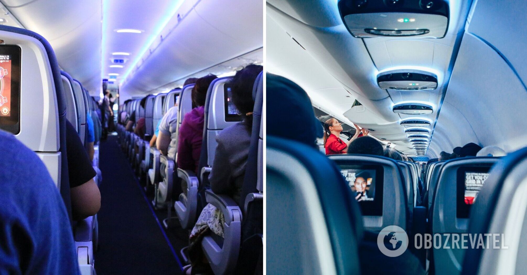 Here is why airplane seats are almost always blue