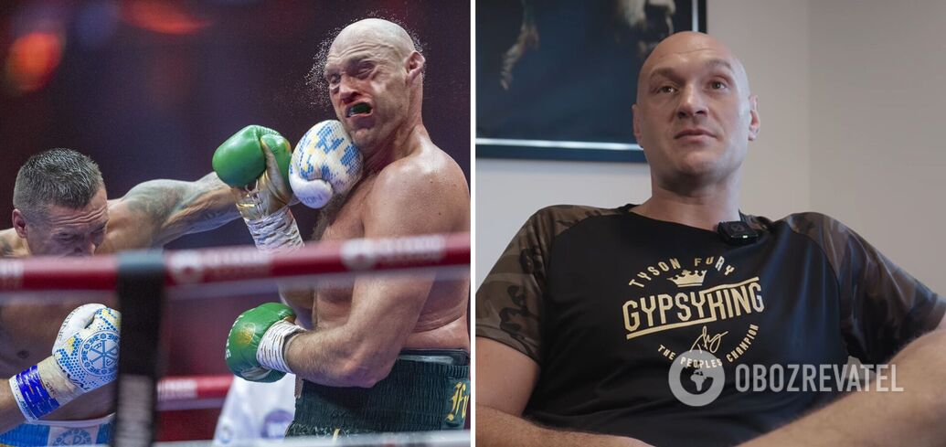 Fury answers questions about the fracture in the fight with Usyk