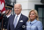 Joe Biden's wife brought him to tears in public. Video