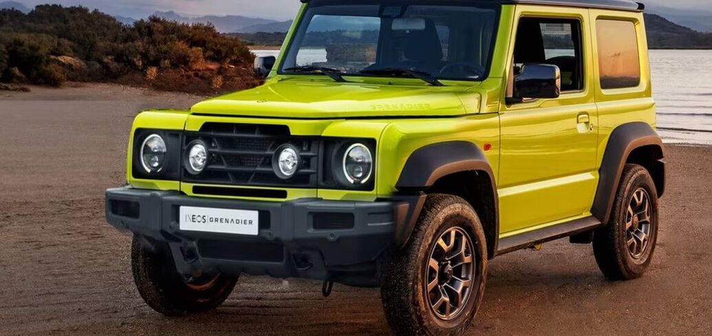 The budget SUV Suzuki Jimny has received the face of Ineos Grenadier ...