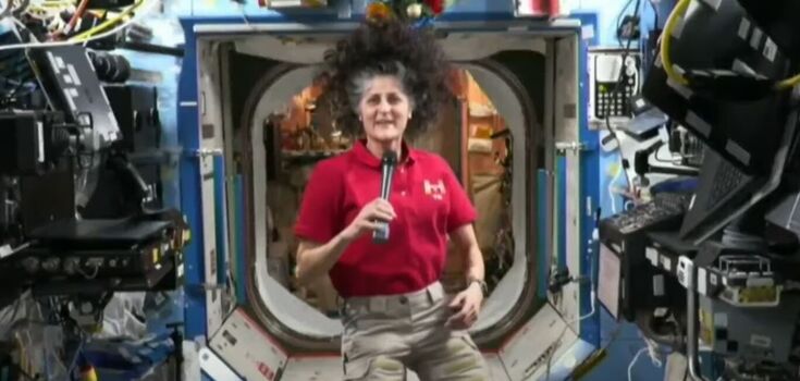 NASA astronaut who scared doctors with her emaciated appearance gave a new interview from space and bragged about food