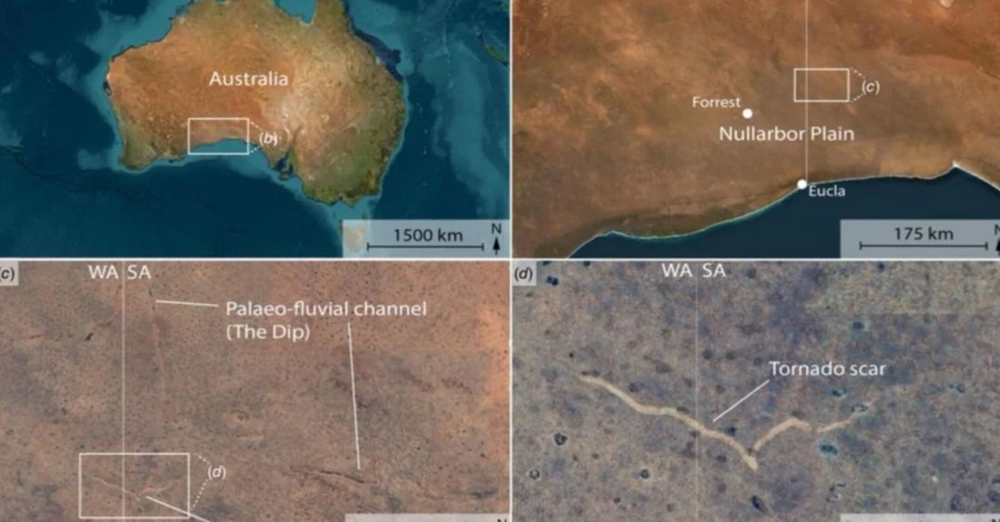 A mysterious giant 'scar' was spotted on Google Earth photos in Australia. Photo