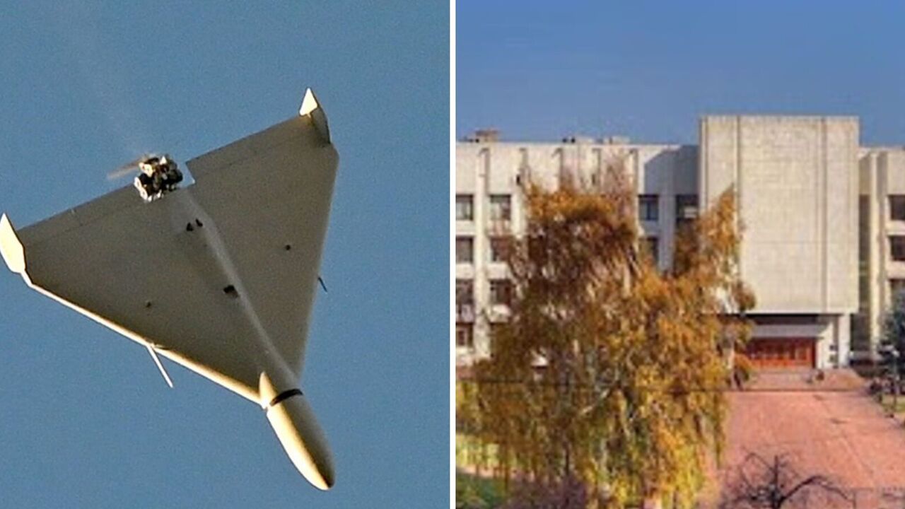 Institute of Journalism of Kyiv National University of Shevchenko damaged by UAVs in Kyiv: photos
