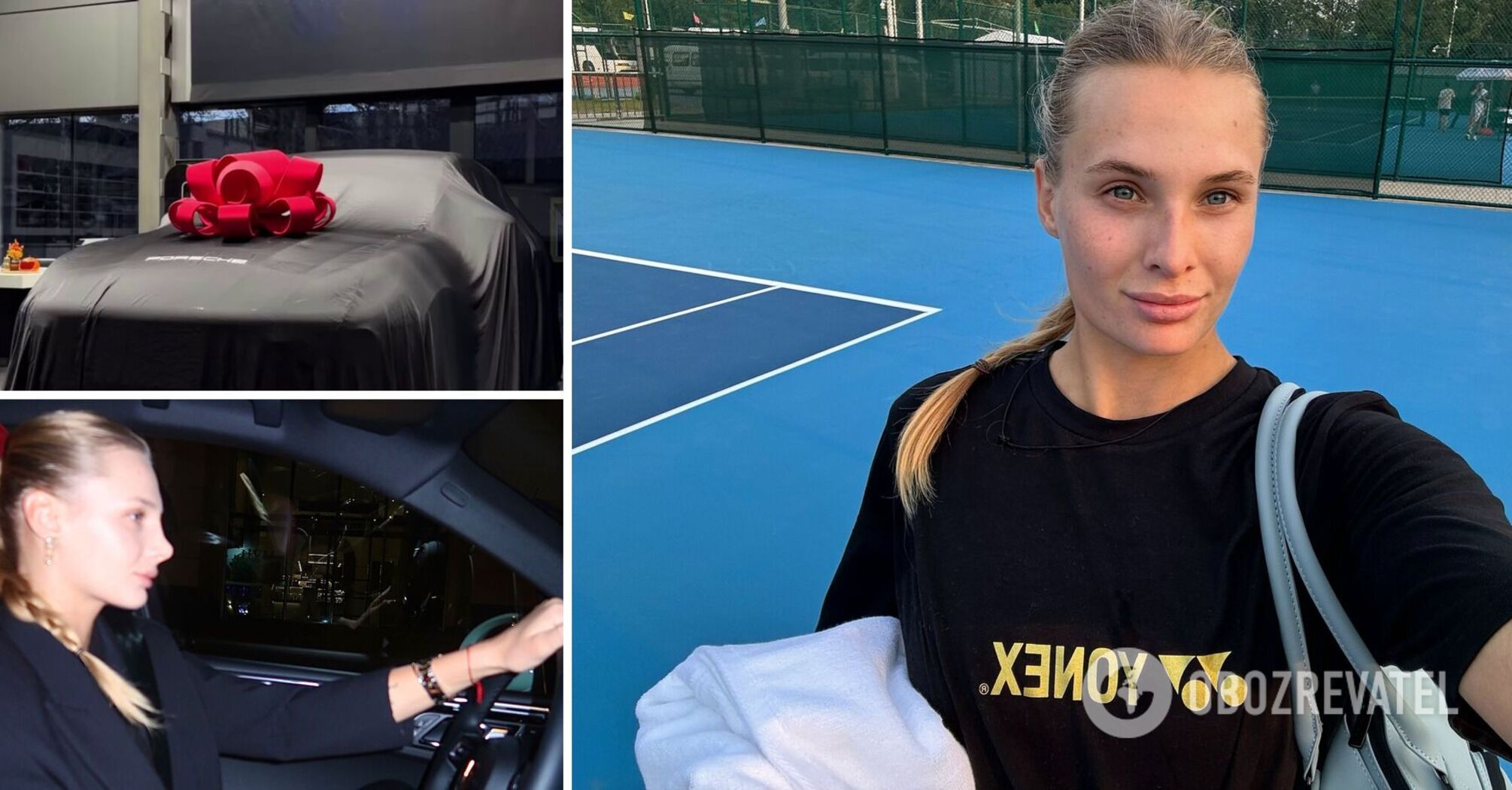 Ukraine No. 3 shows off a $100,000 gift in Odesa. Photo and video