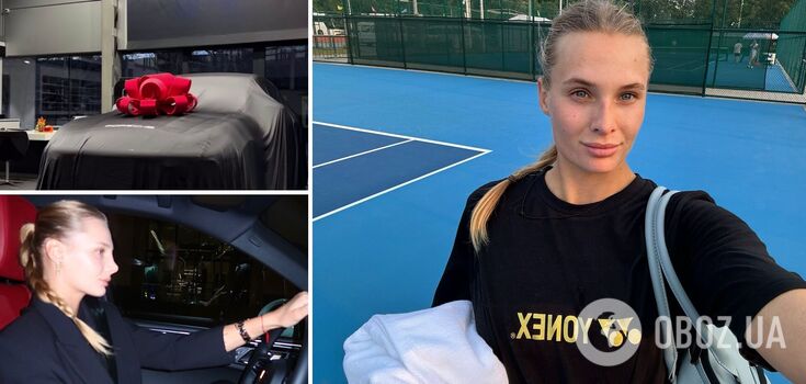 Ukraine No. 3 shows off a $100,000 gift in Odesa. Photo and video