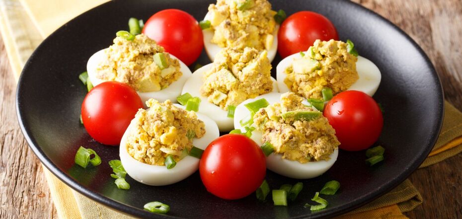 Przepis na jajka faszerowane