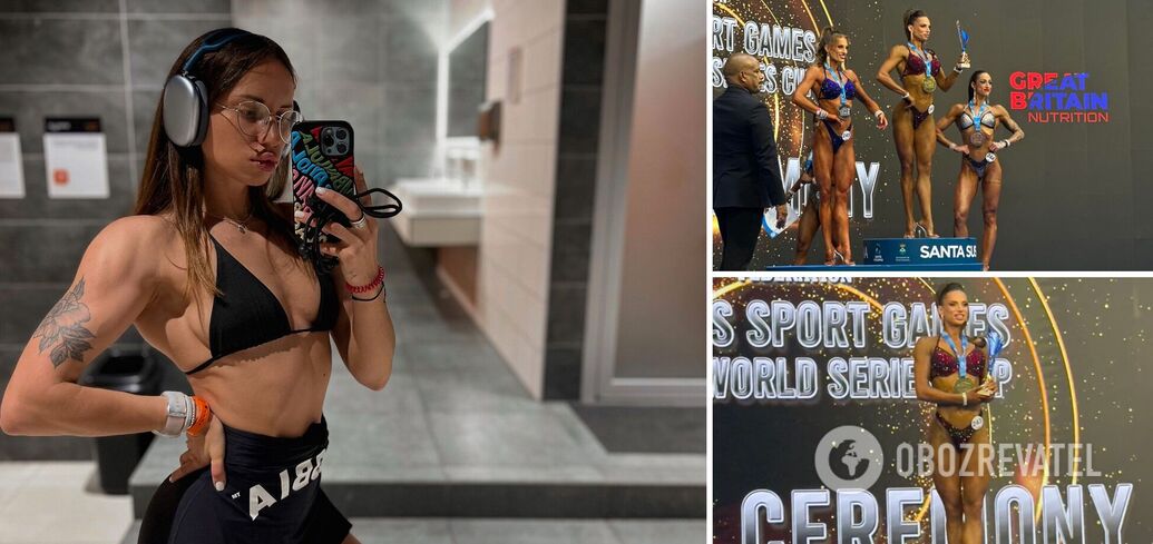 A beauty from Kyiv won the World Bodybuilding and Fitness Cup. Photos and videos