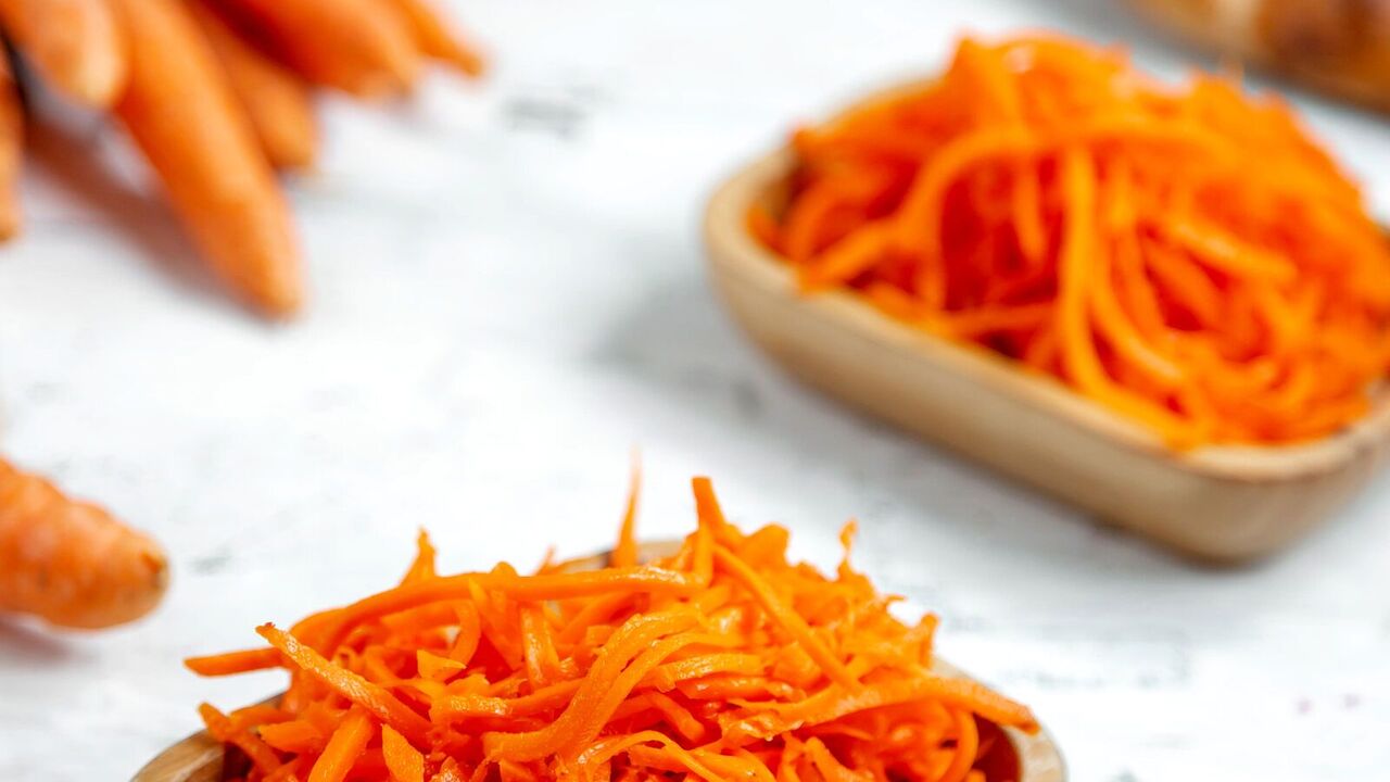 Korean carrots in 5 minutes: the fastest recipe