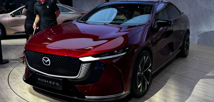 Niesamowity design: nowa Mazda EZ-6, która została wydana w Chinach, została pokazana online