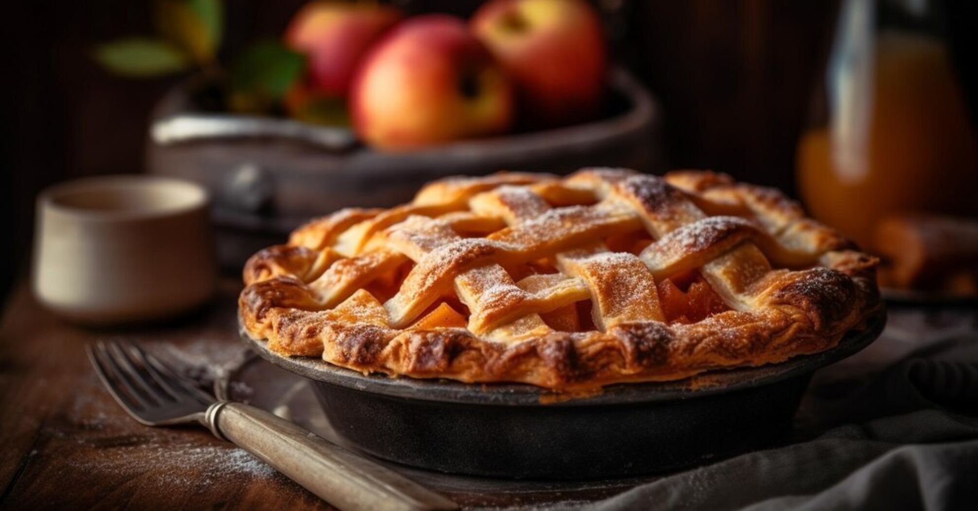 Trendy "American" apple pie: how to make a popular dessert at home