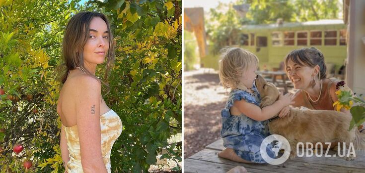 The former model traded Hollywood for an old school bus in the countryside to be closer to nature. Photos and videos
