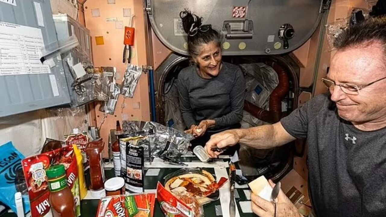 NASA astronaut stuck on the ISS confused doctors with her appearance in a recent photo from space