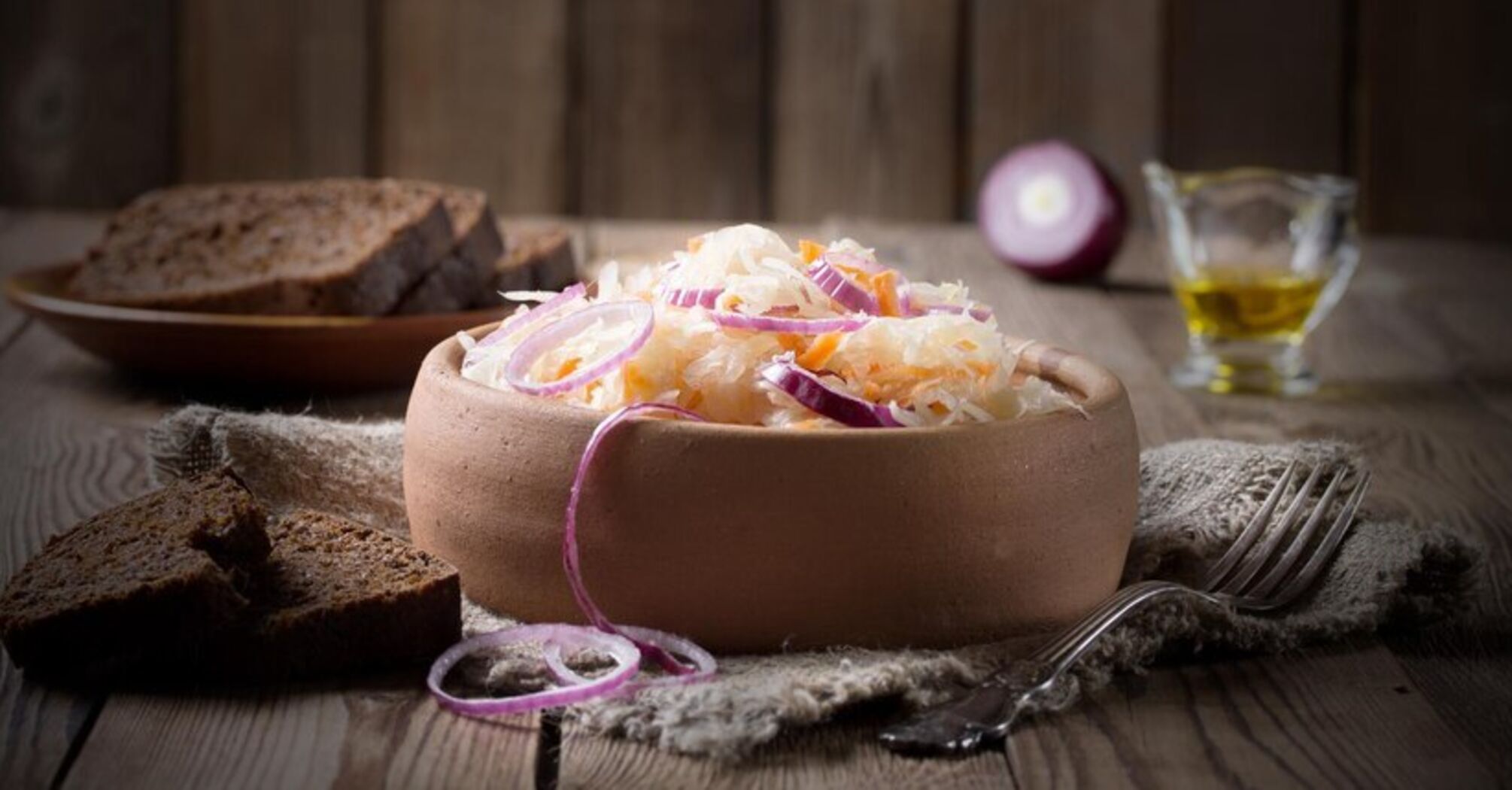 Sauerkraut salad for five kilograms of cabbage: can be stored in the refrigerator for several months