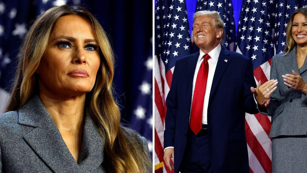 W szarym garniturze ze łzami w oczach: jak wyglądała Melania Trump w dniu wyborów prezydenckich w USA. Zdjęcie