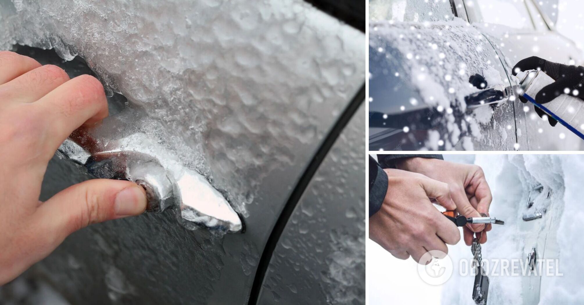 What to do if the car door is frozen: quick ways to open the lock