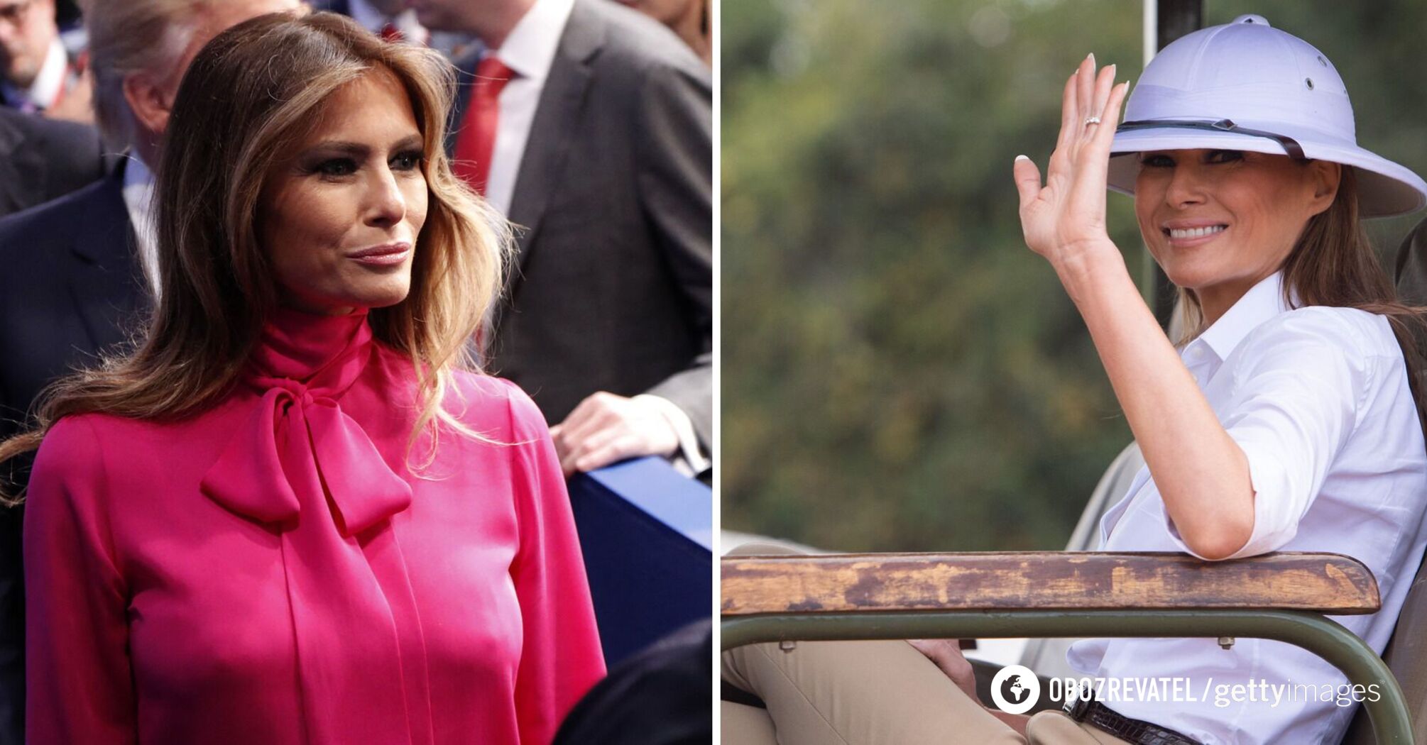 Najbardziej skandaliczne kreacje Melanii Trump: kurtka z haniebnym napisem i "colonizer'shat"