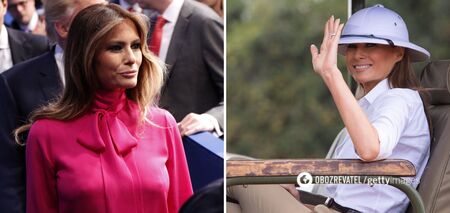 Najbardziej skandaliczne kreacje Melanii Trump: kurtka z haniebnym napisem i "colonizer'shat"