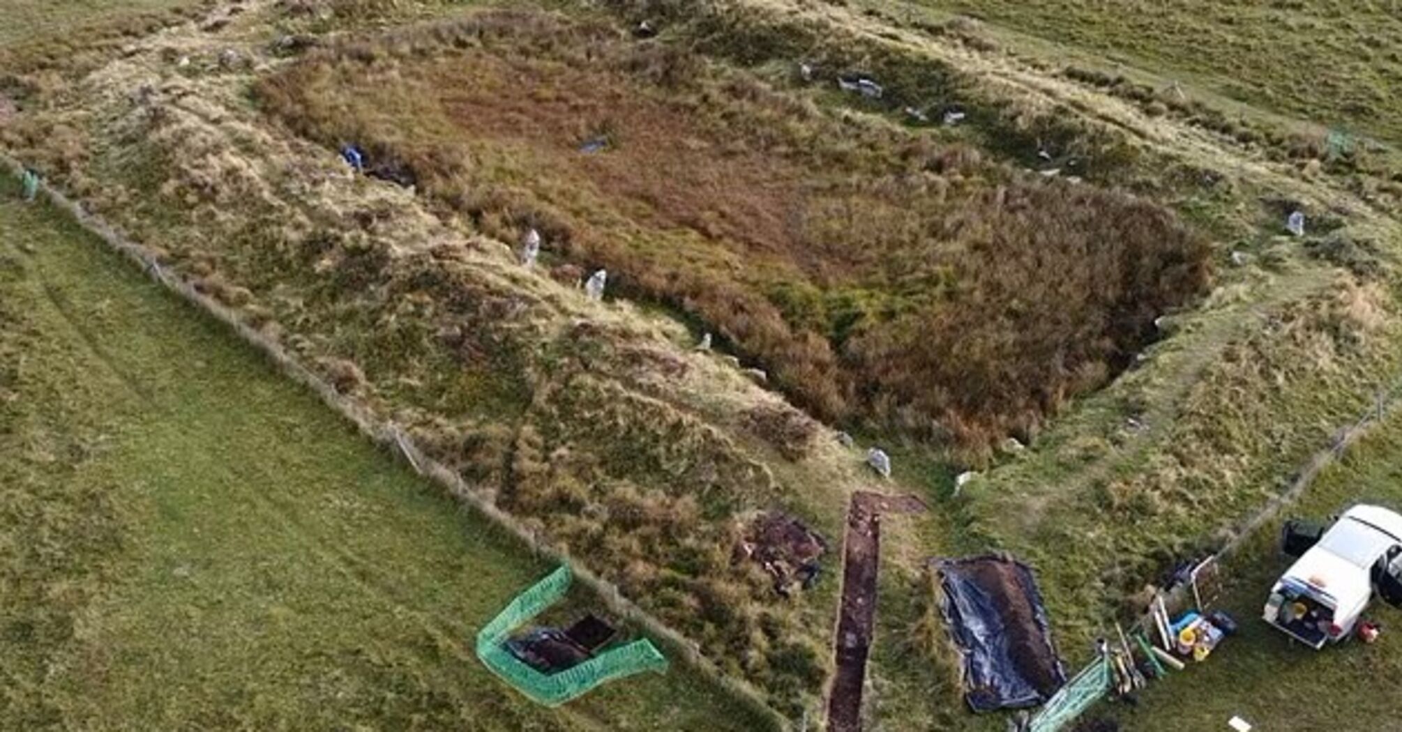 King Arthur's Hall turned out to be a Neolithic structure that has no analogues in the whole of Europe. Photo