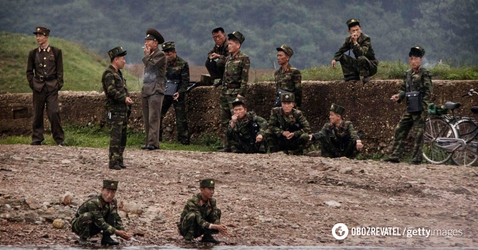 North Korea soldiers