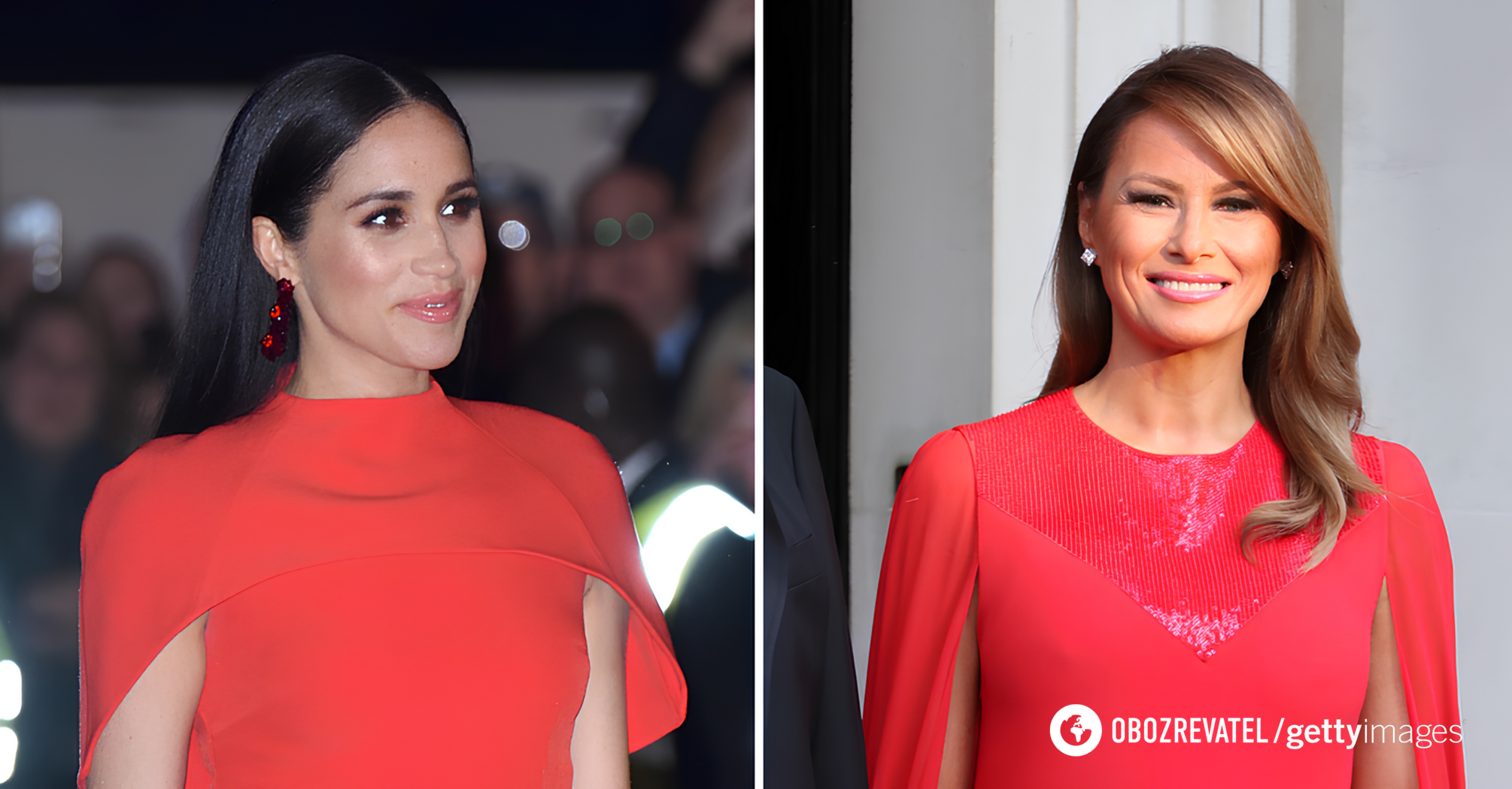 Who's copying whom? 5 looks of Meghan Markle and Melania Trump that are incredibly similar. Photo.