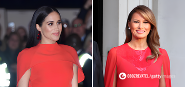 Who's copying whom? 5 looks of Meghan Markle and Melania Trump that are incredibly similar. Photo.