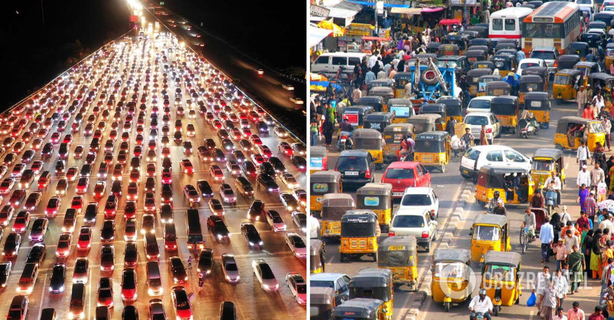 In some cities, you can stand in traffic jams all day