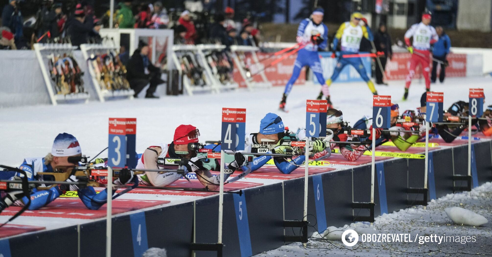 Ukraine is in the top 6 of the mixed relay at the Biathlon World Cup