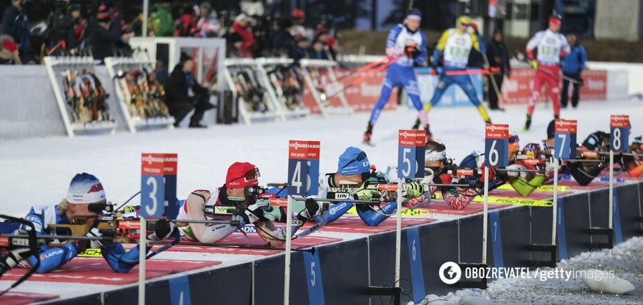 Ukraine is in the top 6 of the mixed relay at the Biathlon World Cup