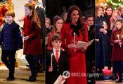 Louis is no longer so naughty, while Charlotte is a copy of mom: how Kate Middleton and Prince William's children have changed in a year. Photo
