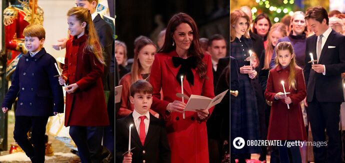 Louis is no longer so naughty, while Charlotte is a copy of mom: how Kate Middleton and Prince William's children have changed in a year. Photo