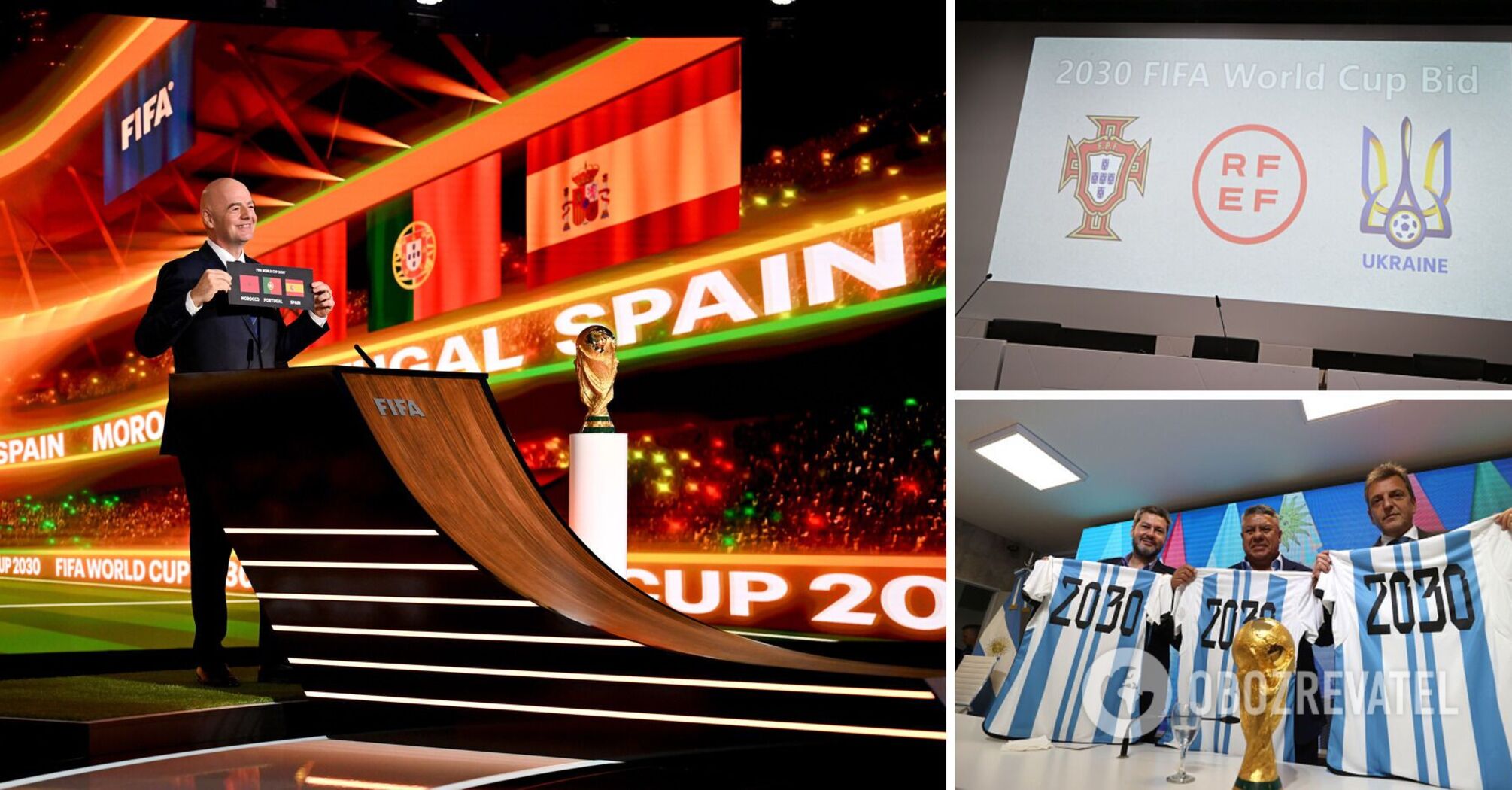 Ukraine has been excluded. FIFA has made an official decision on the 2030 FIFA World Cup. Video