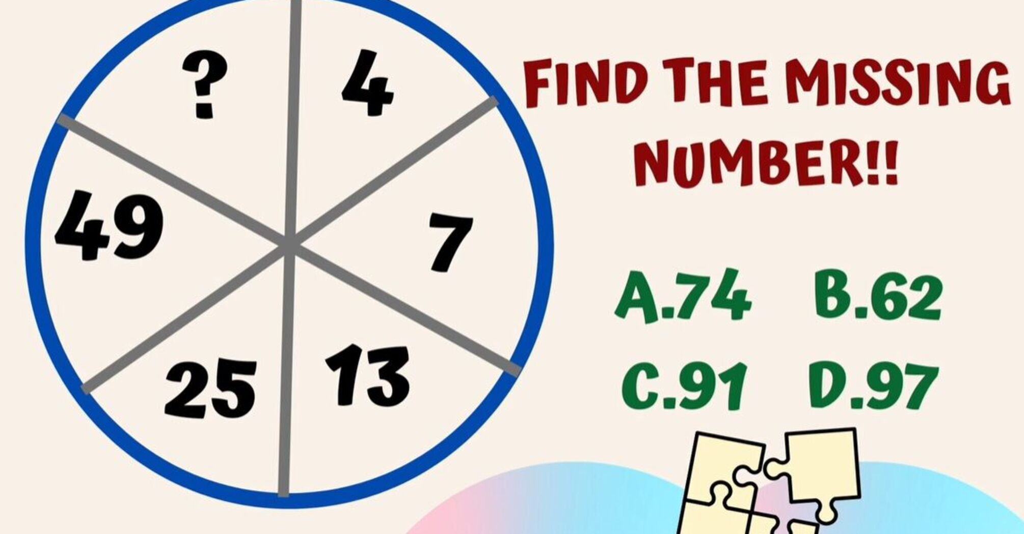 Only people with high IQ can do it: a math puzzle