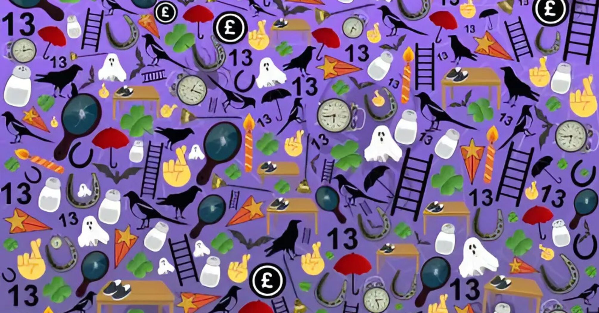 Find the black cat: a puzzle for Friday the 13th