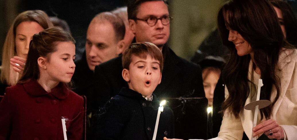 Prince Louis, 6, broke royal tradition at a carol concert. Photo